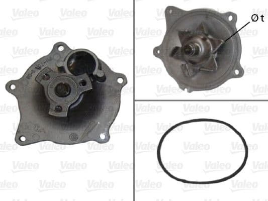 Pompă de apă, răcire motor VALEO 506454