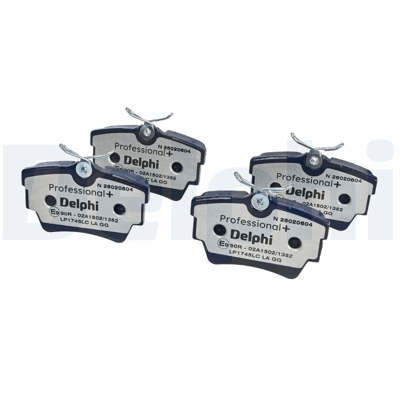 set placute frana,frana disc DELPHI LP1745LC