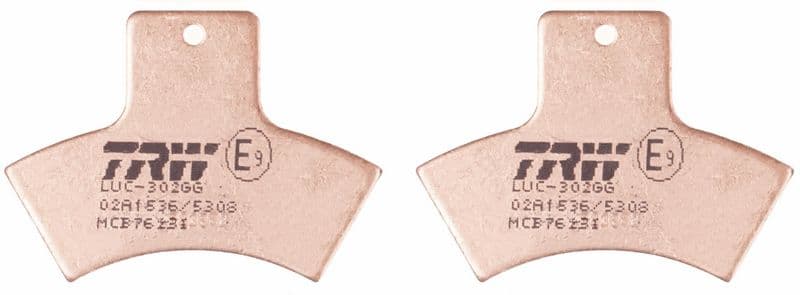 set placute frana,frana disc TRW MCB762SI