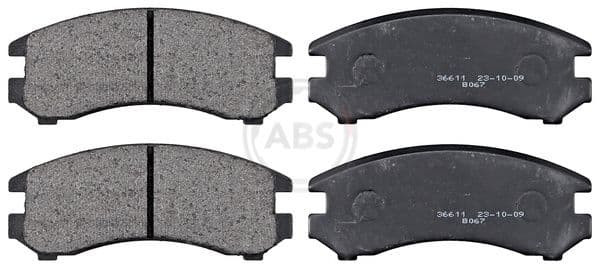set placute frana,frana disc ABS 36611