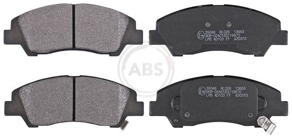 set placute frana,frana disc ABS 35046