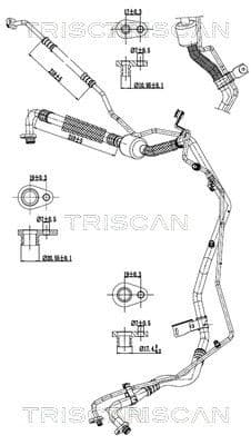 conducta presiune variabila,aer conditionat TRISCAN 9010 28068