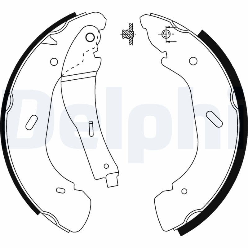 Set saboti frana DELPHI LS1914