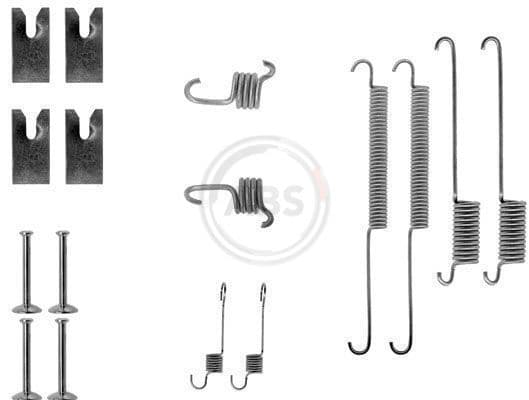 Set accesorii, sabot de frana ABS 0732Q