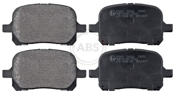 set placute frana,frana disc ABS 37033
