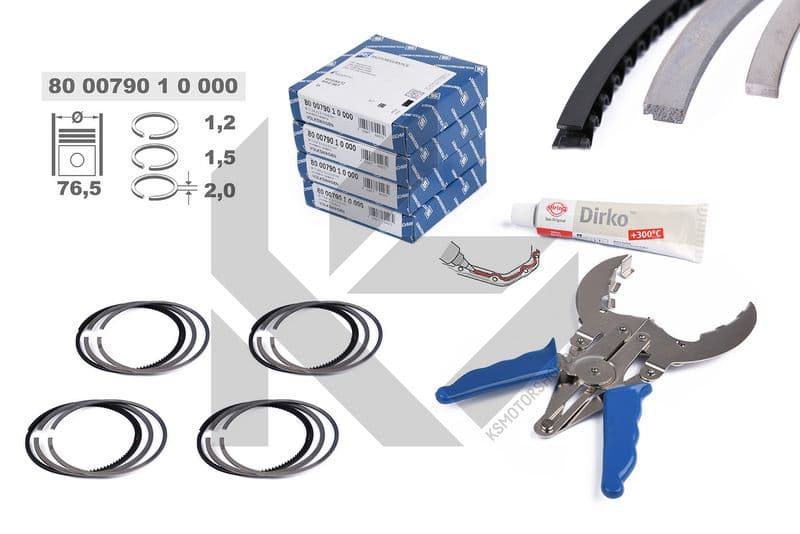 Set segmenti piston ET ENGINETEAM boxET – service kit R1009600KS