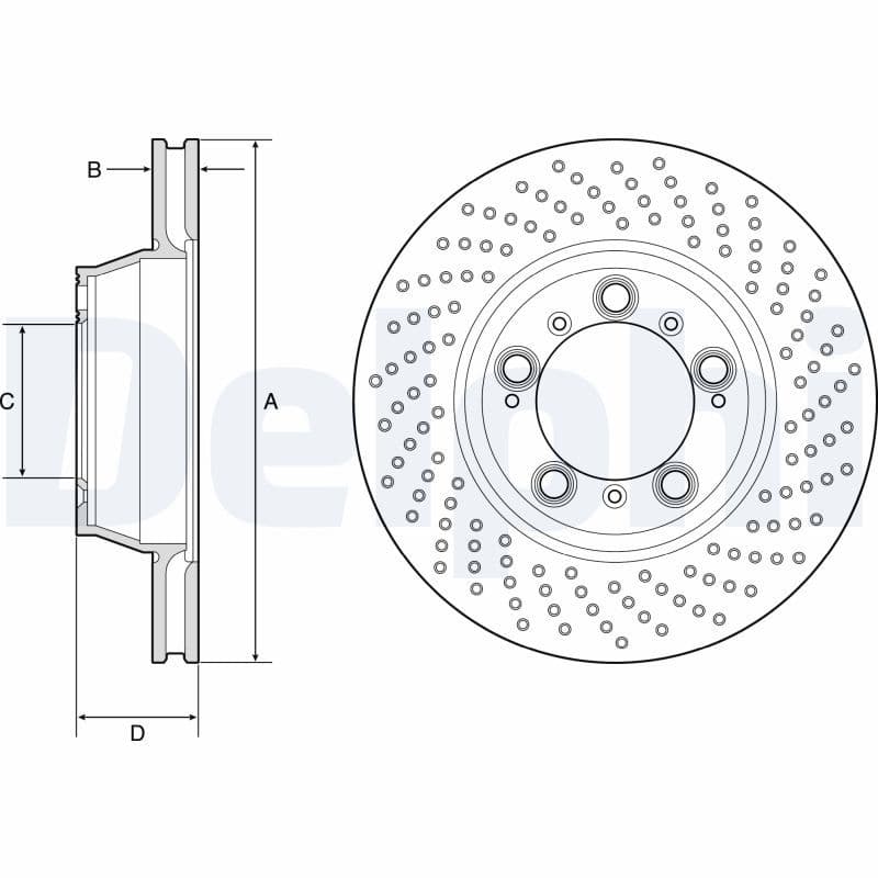 Disc frana DELPHI BG9226C