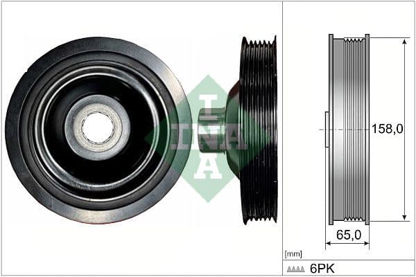 Fulie curea, arbore cotit Schaeffler INA 544 0175 10
