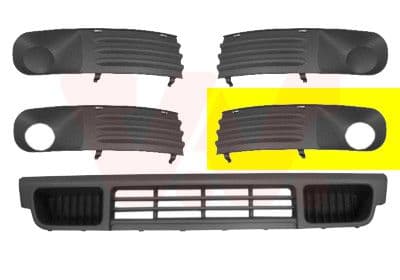 Grila ventilatie, bara protectie VAN WEZEL 5896593