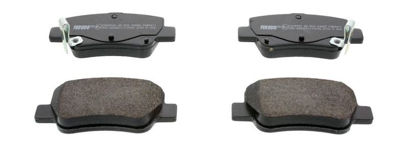 set placute frana,frana disc FERODO PREMIER ECO FRICTION FDB4411