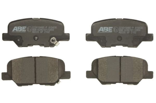 set placute frana,frana disc ABE C23019ABE-P