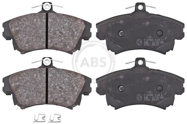 set placute frana,frana disc ABS 37521