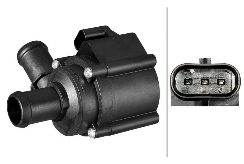 Pompă de apă suplimentară (circuitul apei de răcire) HELLA 8TW 358 304-691