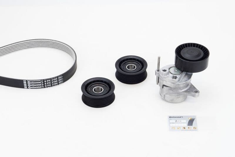 Set curea transmisie cu caneluri CONTINENTAL CTAM 6PK2196K3
