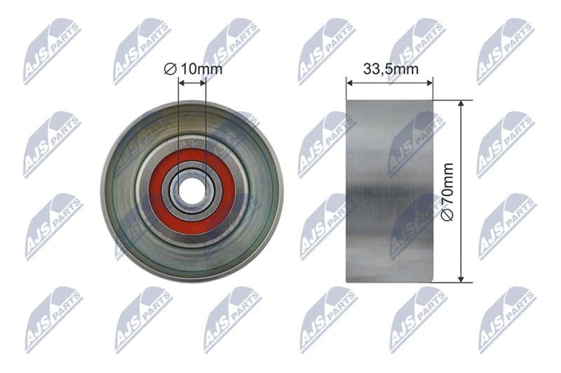 rola intinzator,curea transmisie NTY RNK-TY-043