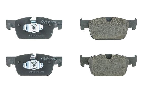 set placute frana,frana disc AISIN Premium ADVICS by BPVO-1002