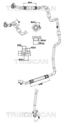 conducta presiune variabila,aer conditionat TRISCAN 9010 29091