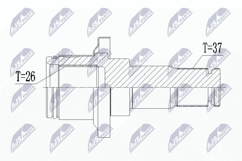 Arbore, diferential NTY NPW-WW-004W1