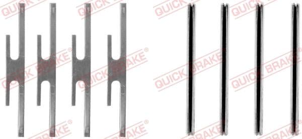 Set accesorii, placute frana QUICK BRAKE 109-1012