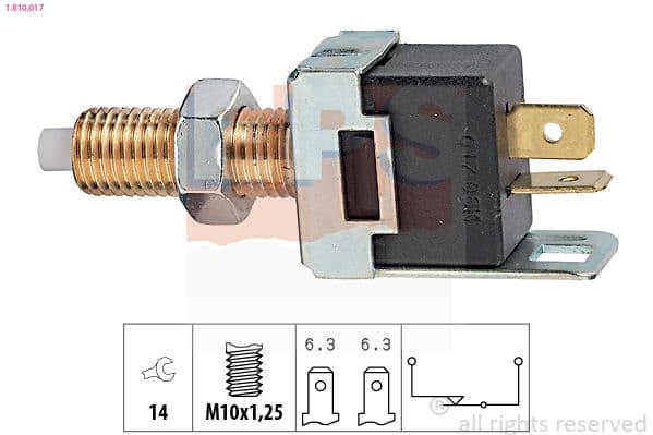 Comutator lumini frana EPS Made in Italy - OE Equivalent 1.810.017
