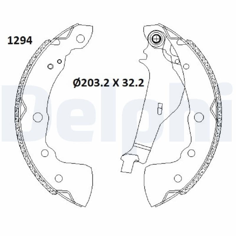 Set saboti frana DELPHI LS2181