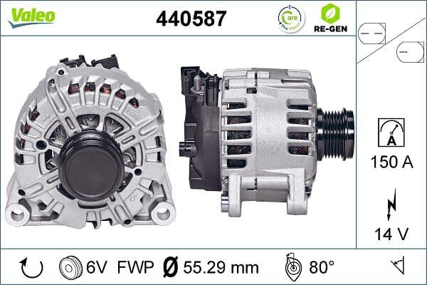 Generator / Alternator VALEO 440587