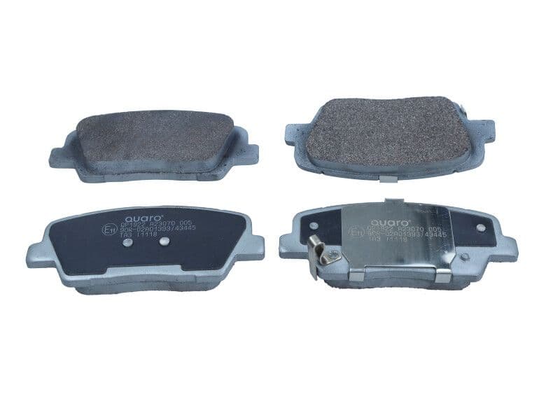 set placute frana,frana disc QUARO QP1922