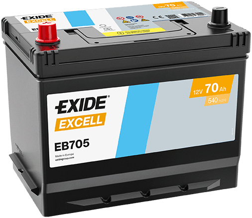 Baterie de pornire EXIDE Excell 70Ah 12V