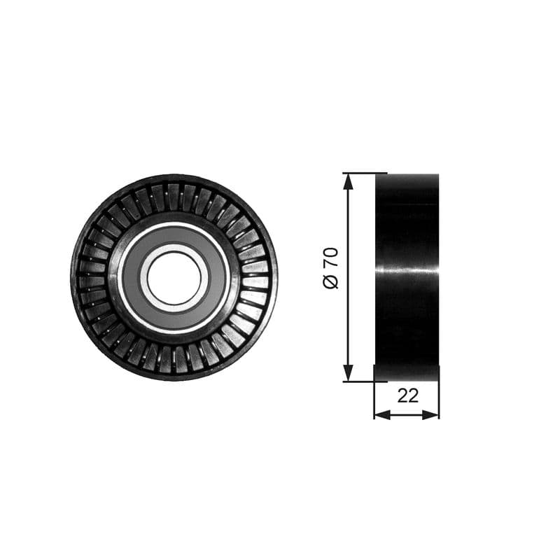 Rola ghidare/conducere, curea transmisie GATES DriveAlign™ T36252