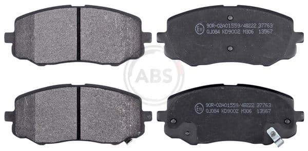 set placute frana,frana disc ABS 37763