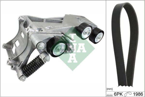 Set curea transmisie cu caneluri Schaeffler INA 529 0233 10