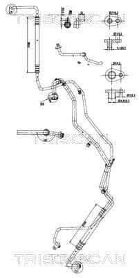 conducta presiune variabila,aer conditionat TRISCAN 9010 28077