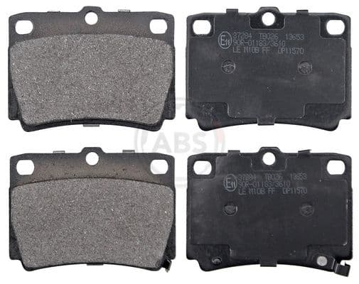 set placute frana,frana disc ABS 37284