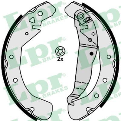 Set saboti frana LPR 08210