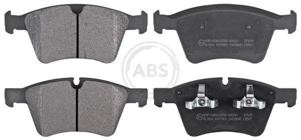 set placute frana,frana disc ABS 37605