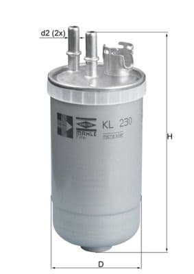 filtru combustibil MAHLE KL 230