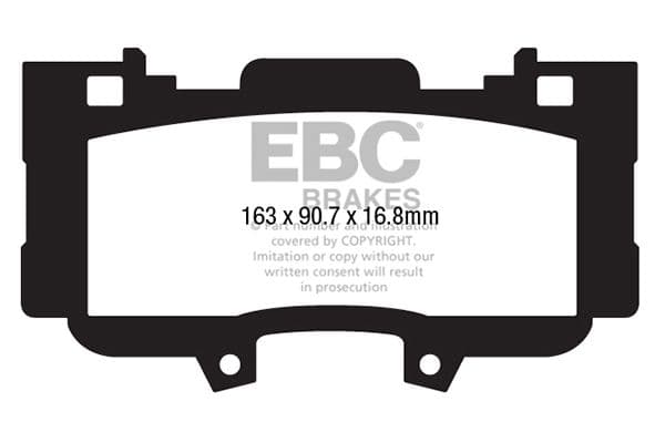 set placute frana,frana disc EBC Brakes DP33042C