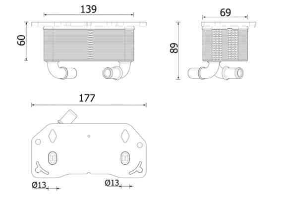 Radiator ulei, ulei motor MAHLE BEHR *** PREMIUM LINE *** CLC 336 000P
