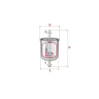 filtru combustibil SOFIMA S 1529 B