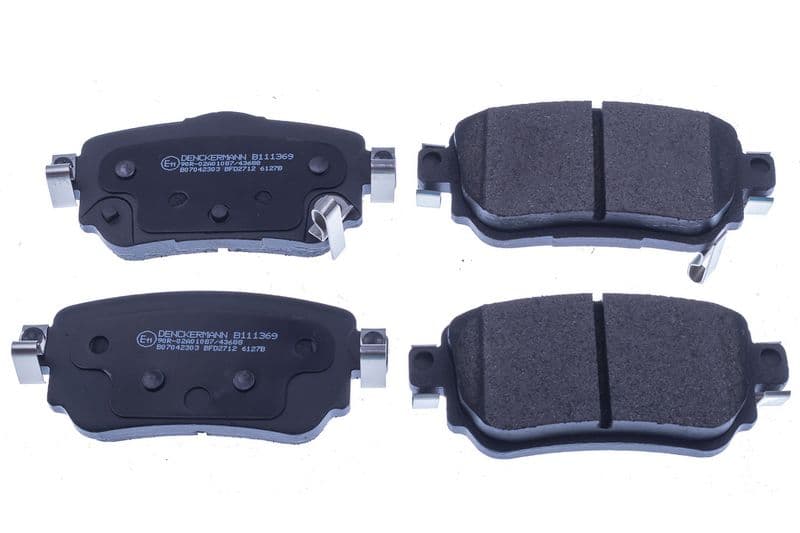 set placute frana,frana disc DENCKERMANN B111369