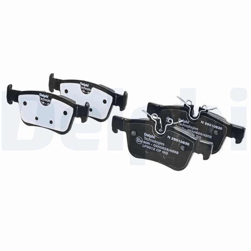 set placute frana,frana disc DELPHI LP3312