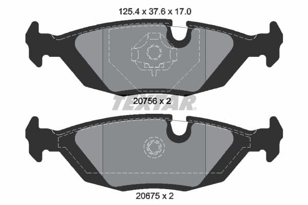 set placute frana,frana disc TEXTAR Q+ 2067502