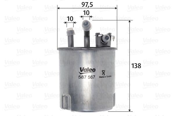 filtru combustibil VALEO 587567