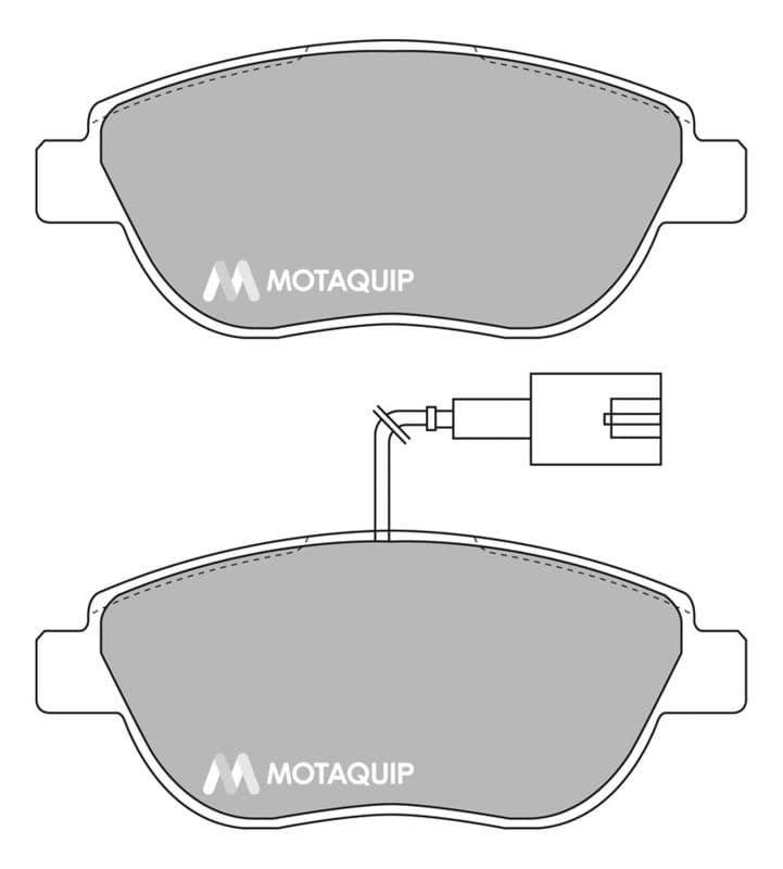 set placute frana,frana disc MOTAQUIP LVXL1719
