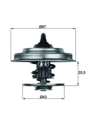 termostat,lichid racire MAHLE BEHR TX 18 79D