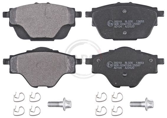 set placute frana,frana disc ABS 35019