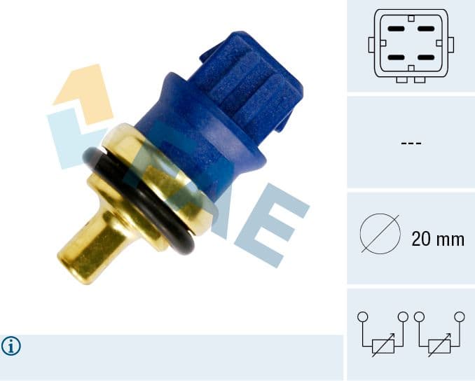 senzor,temperatura lichid de racire FAE 33780