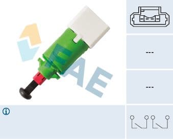Comutator, actionare ambreiaj (Tempomat) FAE 24894
