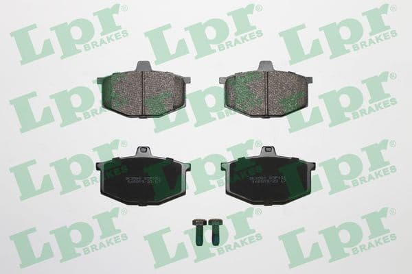 set placute frana,frana disc LPR 05P151