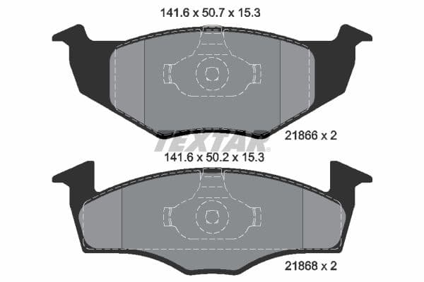 set placute frana,frana disc TEXTAR Q+ 2186601